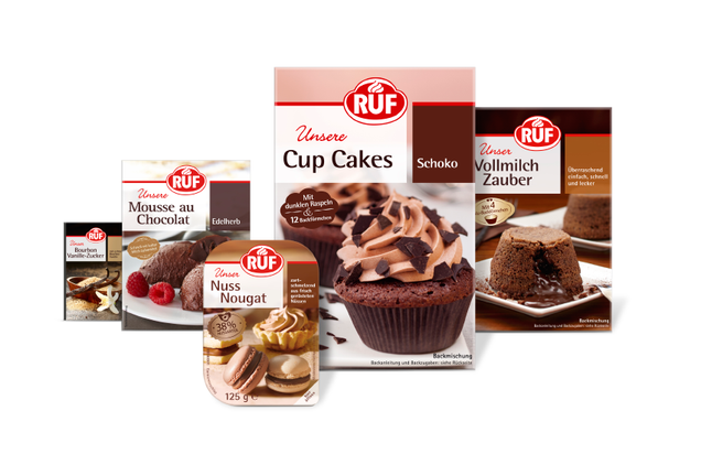 RUF - Backmischung - besonderer Anlass - Desserts - Süßspeisen - Relaunch - Design - Packaging - DesignKis - 2013 - Verpackung