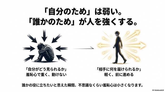 使命感があると怖さは小さくなる