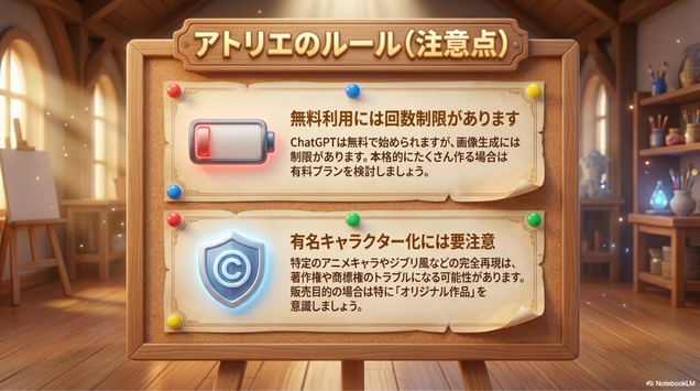 写真を絵みたいにする方法は無料ですか？ 結論からいうと無料で始められます。ChatGPTには無料プランがあります。ただし利用回数には制限があるため、本格的に利用する場合は有料プランも検討しましょう。