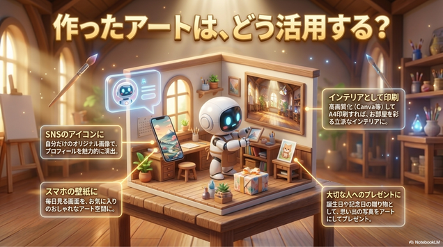 写真を絵みたいにする方法とは、  AIを利用して写真をイラストや絵画風に変換することです。