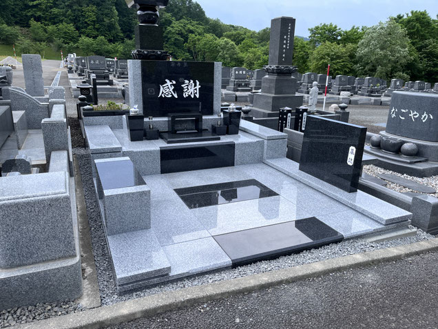 観音霊苑自由区画施工例