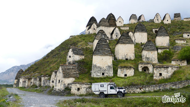 Nordossetien-Alanien, Friedhof in Russland, Mumie, Dargavs