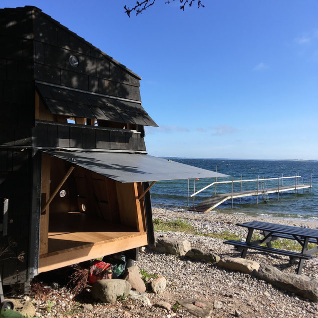 Shelter am Meer auf Ærø