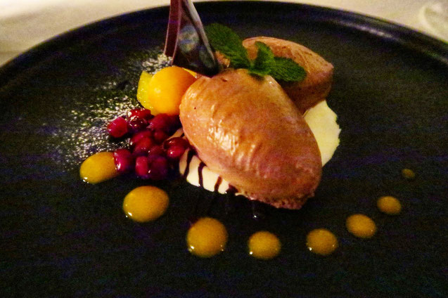 Schokoladenmousse nach Marcel Chardon im Zunfthaus zur Waag, Zürich, Schweiz