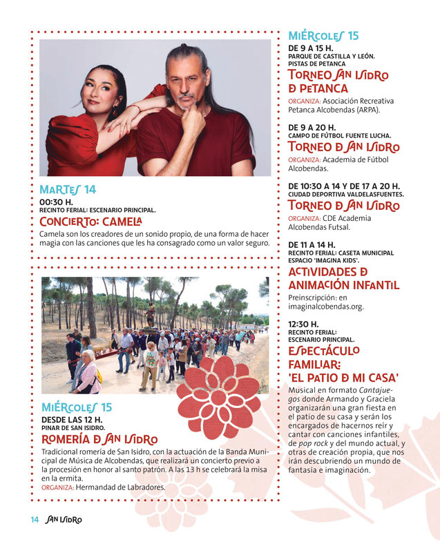 Programa de las Fiestas de Alcobendas