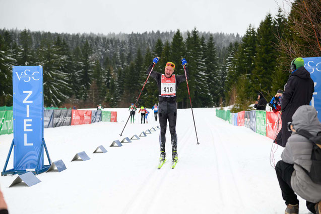 Jens Eßbach, Sieger des Kammlauf-Light 2026V/ Bild: VSC Klingenthal e.V. / Florian Müller