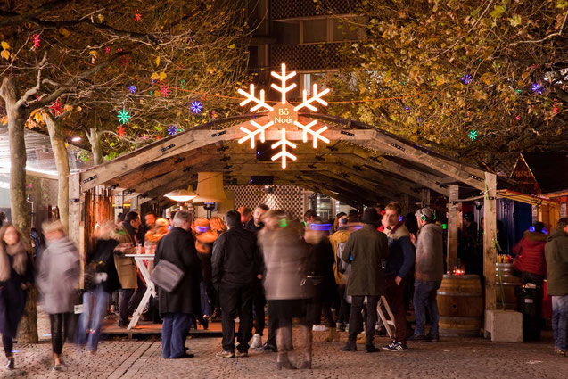 Wine market in Lausanne