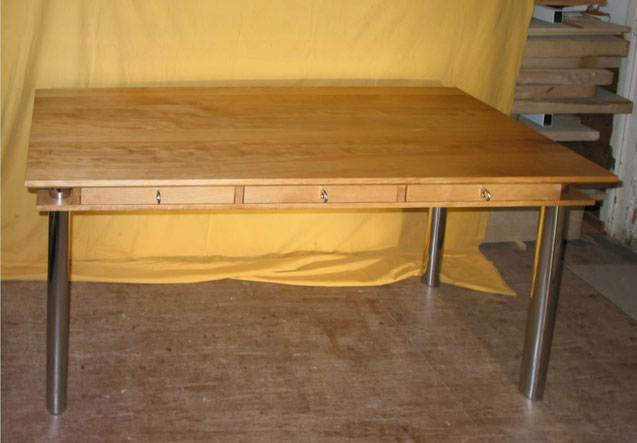 Schreibtisch Vollholz