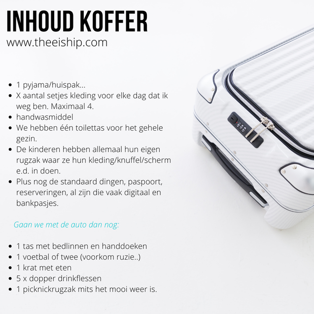De minimalistische reiskoffer voor het hele gezin. By Thee is Hip!