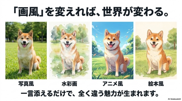 画像加工もできる