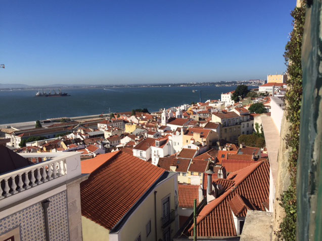 Vue de la chambre Alfama Patio Hostel