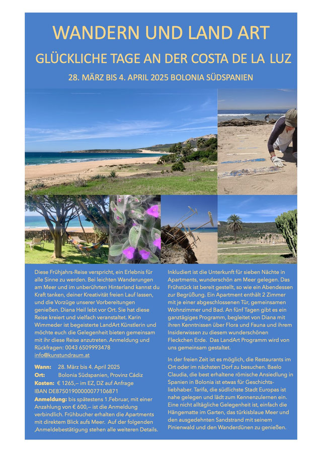 Tagliamento, Naturkunstwerk, Land Art, Land Art Workshop, Achtsamkeit, Urlaub, Erholung, Kreativurlaub, Andalucia, Land Art AndaluciaKreativität, Kontemplation, Ruhe, Gelassenheit