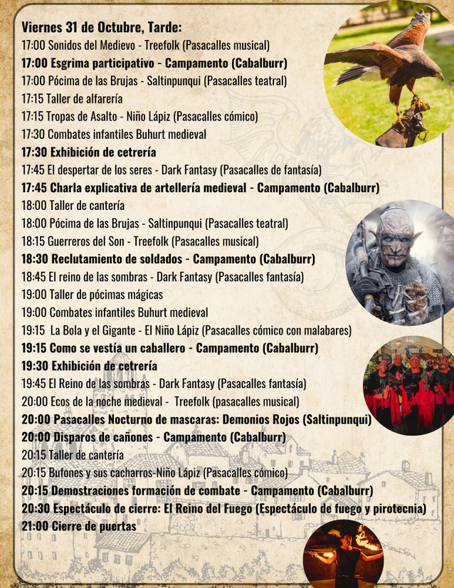 Programa de la Real Feria de Niebla