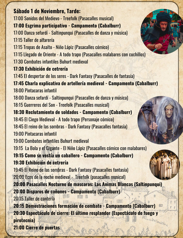 Programa de la Real Feria de Niebla