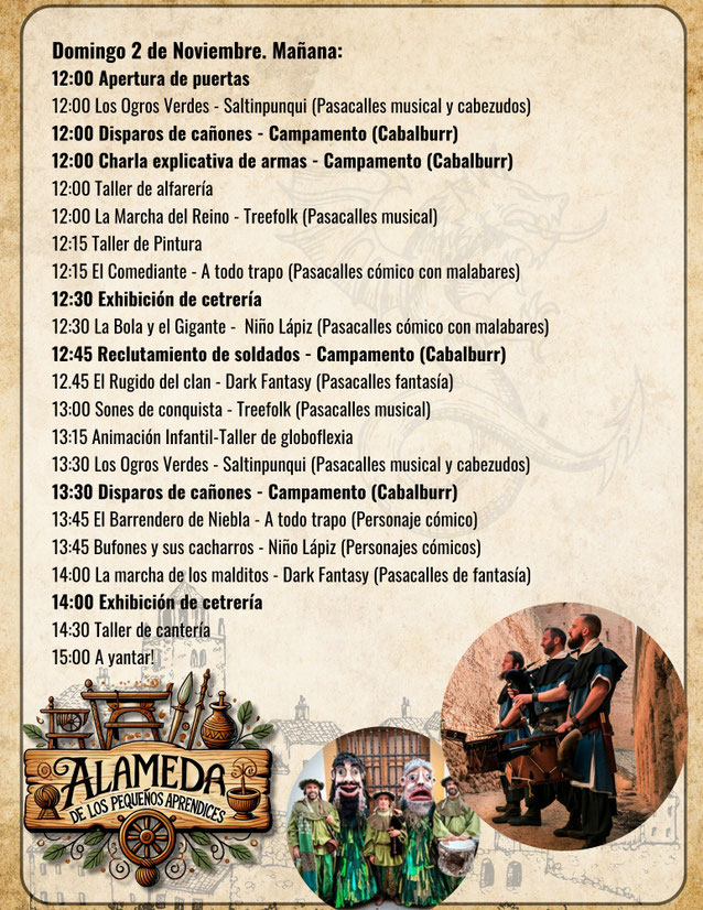 Programa de la Real Feria de Niebla