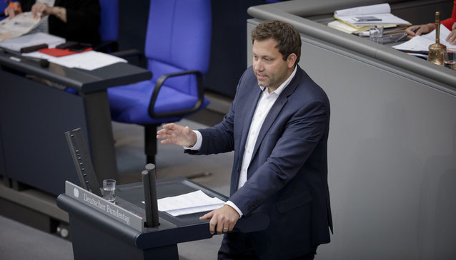 Lars Klingbeijl, lid van de Bondsdag namens SPD, tevens algemeen secretaris van die partij