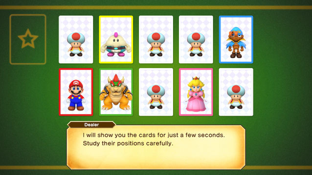 Game screenshot showing a card game.