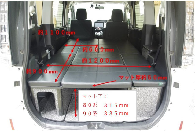 新型ヴォクシー、ノア、エスクワイアのミニバン用車中泊内装カスタマイズアイテムは、OSPへ