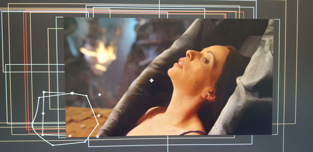 Released from her alien pod - Julie Hoult as Harriet