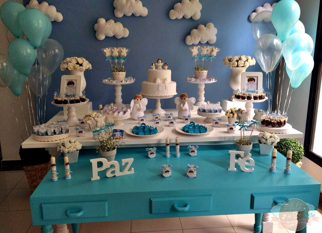 Decoración de Bautizo Niño - decoracion para fiestas