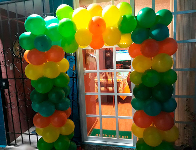 arco de globos cuadrado