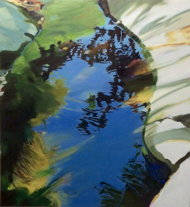 illuminated details LW2 2017 160 x 150 cm Öl / Leinwand