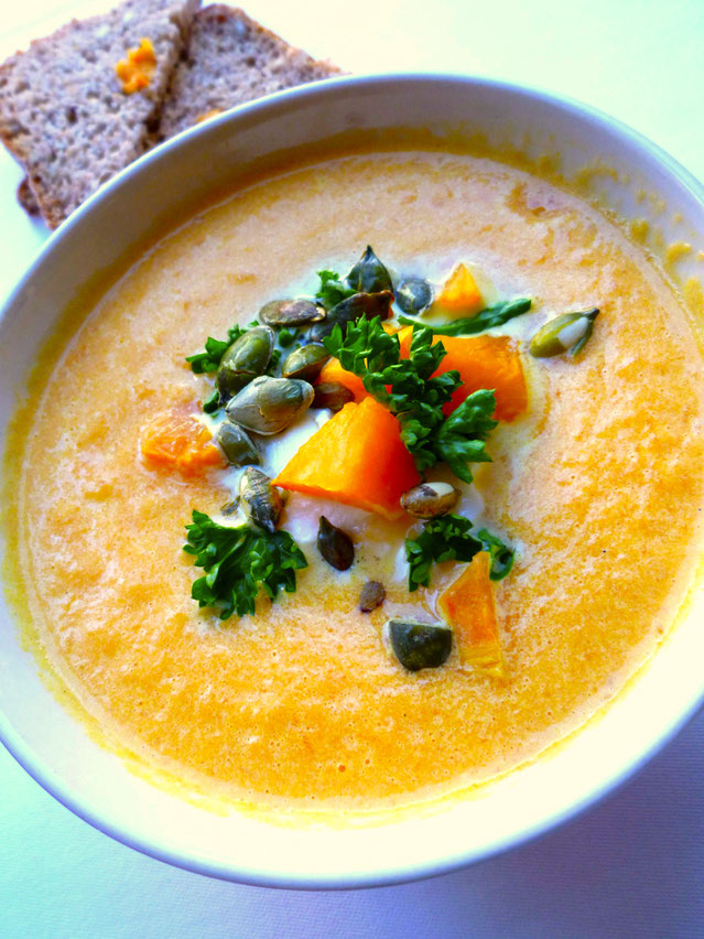 gresskar suppe oppskrift