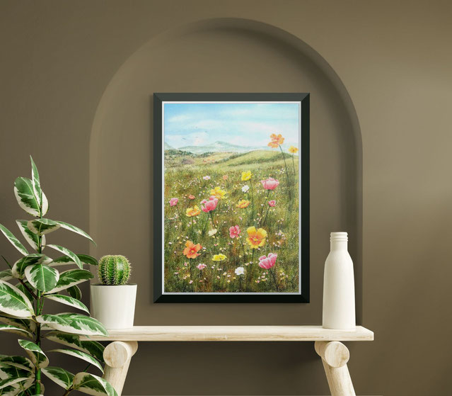 "flowermeadow", size: 28x36cm