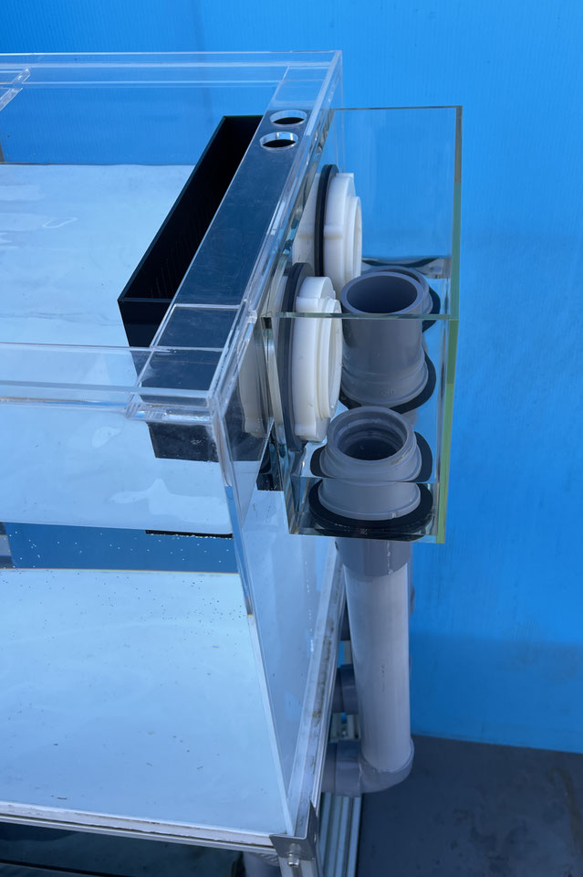 サイドフローBOX 自作オーバーフロー水槽用 ・対応流量：約6,600L/時間