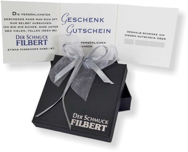 Geschenkgutschein Schmuck Filbert