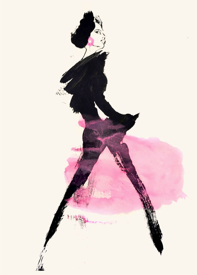 Neue Fashion-llustration aus dem Atelier
