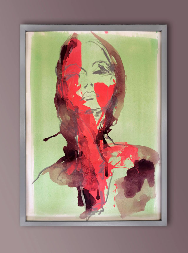 Neue Fashion-llustration Composing