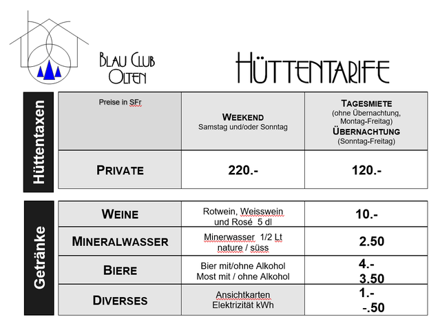 Hüttentarife