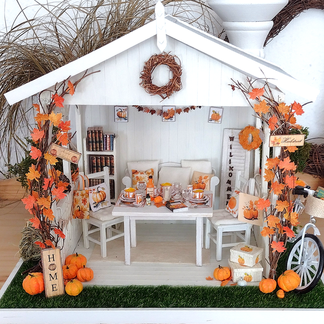 Miniatur Herbstdeko basteln
