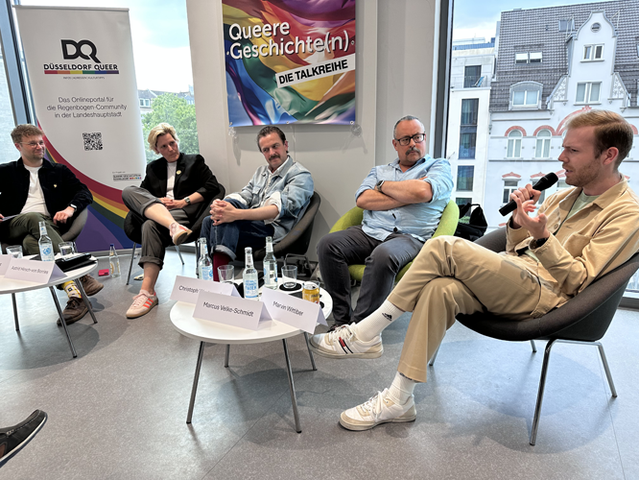 Podiumsteilnehmende am 21. Mai 2025
