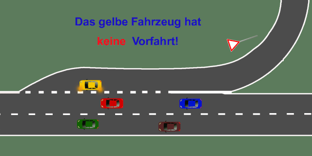 Einfädelungsstreifen und endender Fahrstreifen - Führerschein sicher