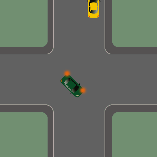 rechts vor links, drei Fahrzeuge und keiner darf fahren! - Führerschein