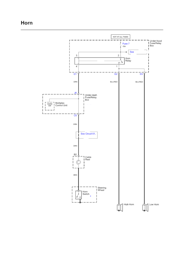 HONDA CR-V Wiring Diagrams - Car Electrical Wiring Diagram
