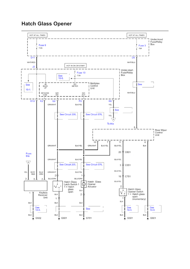 HONDA CR-V Wiring Diagrams - Car Electrical Wiring Diagram