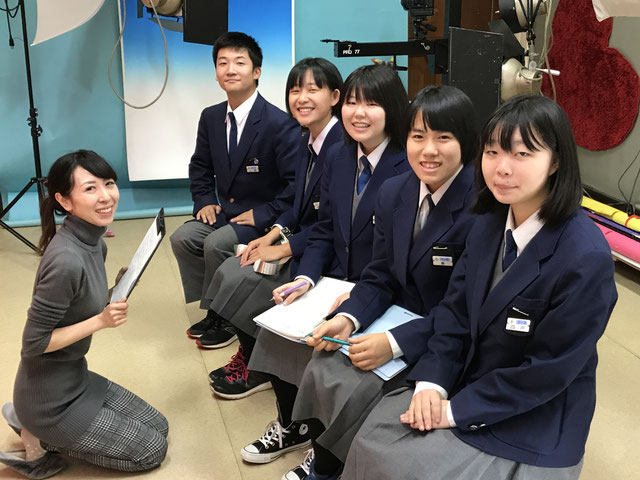 札幌市西区のフォトスタジオで中学生が職場体験