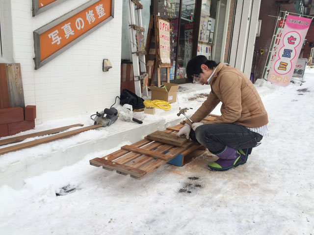 札幌市西区のフォトスタジオで記念撮影