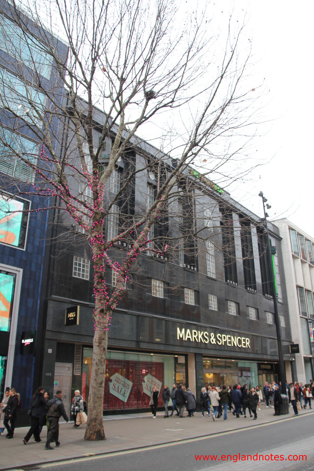 London Shopping Tipps: Die besten Kaufhäuser und Einkaufszentren in London - Marks and Spencer