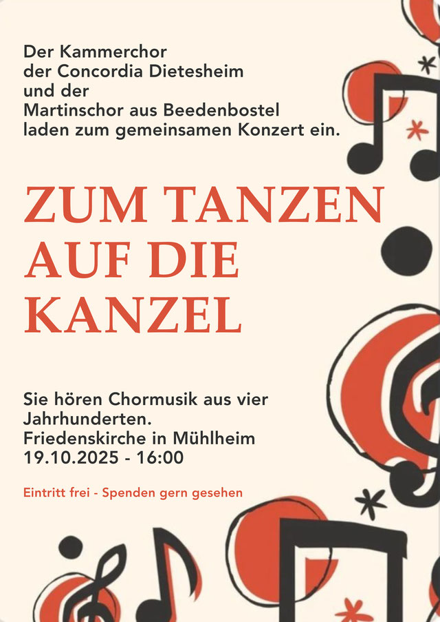 Konzert Kammerchor Dietesheim Mühlheim 