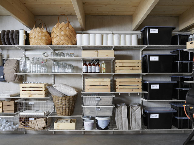 Regalsystem Keller, Elfa Wandsystem, Garagenregal, Regale für Keller