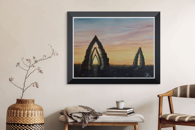 "arctic henge", size: 31x41cm