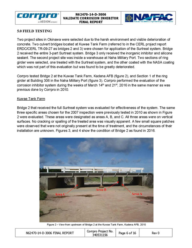 Us Army Corps Of Engineers cerl Surtreat VCI Coatings Superior 