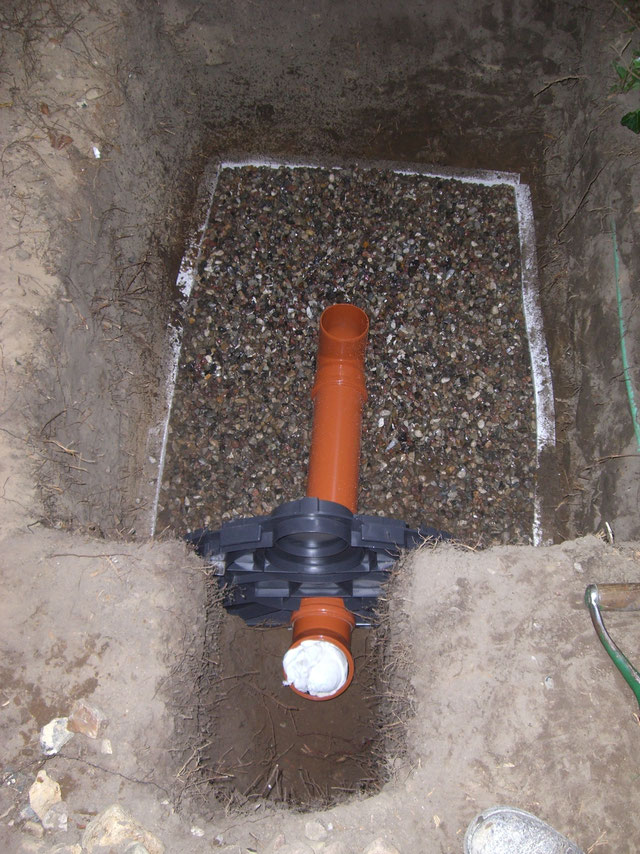 Regenwasser Sickergrube / Sickerschacht Anleitung zum selber bauen