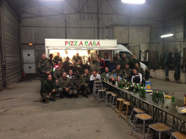Pizz'a casa privatisé à mailly le camp avec un contingent très sympatique le 3 novembre 2013 