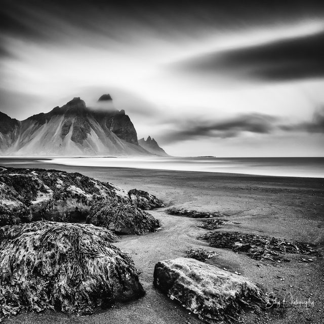 Island / Vestrahorn, Langzeitbelichtung, 2015, © Silly Photography