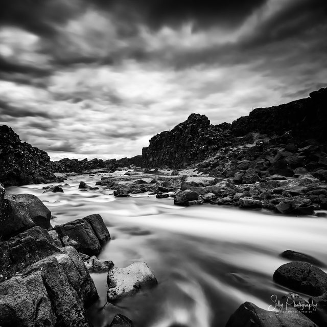 Island, Pingvellir, Langzeitbelichtung, 2015, © Silly Photography